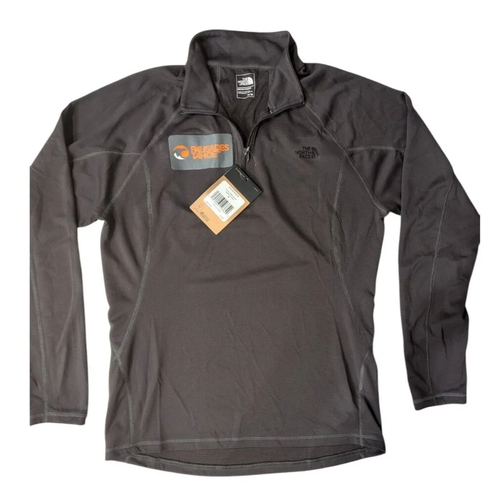 The North Face Palisades Tahoe Mens Graphite Gray Quarter Zip Pullover - Picture 3 of 6